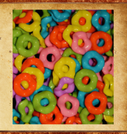 TOY MAKING- BEAD- PLASTIC- .5X.5X.5- RIPPLE RING- SMALL- 50 CT- 13GM- BAG