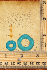 TOY MAKING- BEAD- PLASTIC- .5X.5X.5- RIPPLE RING- SMALL- 50 CT- 13GM- BAG