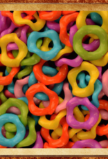 TOY MAKING- BEAD- PLASTIC- 1X1X.5- RIPPLE RING- LARGE