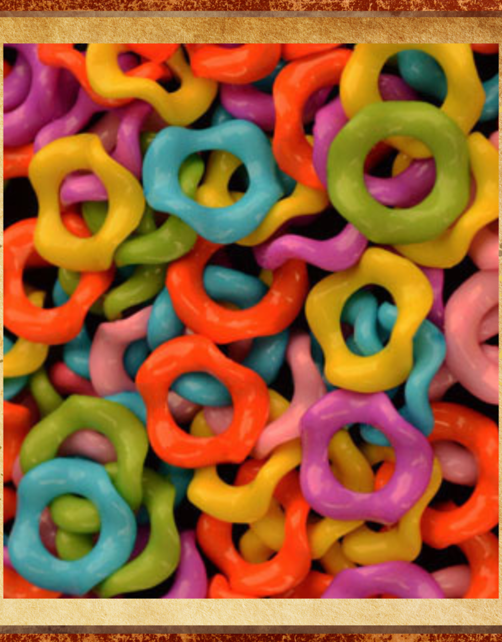 TOY MAKING- BEAD- PLASTIC- 1X1X.5- RIPPLE RING- LARGE