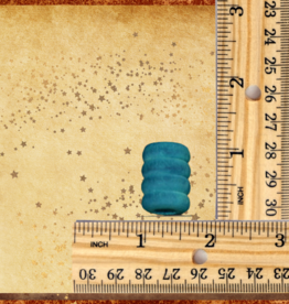 TOY MAKING- BEAD- WOOD-  1/2 X 3/4- RIPPLE- SMALL