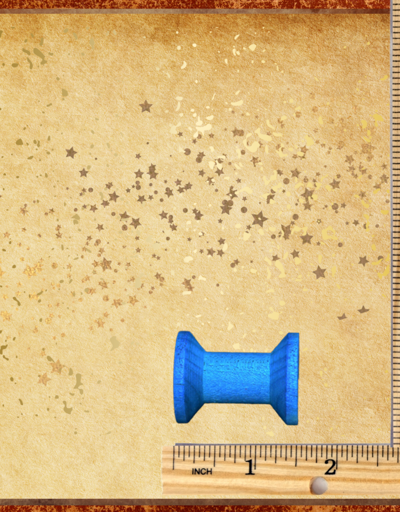 TOY MAKING- BEAD- WOOD-  7/8" X 1-1/8"- SPOOL- EACH
