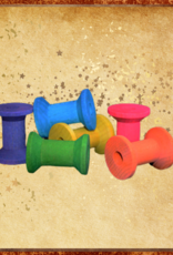 TOY MAKING- BEAD- WOOD-  7/8" X 1-1/8"- SPOOL- EACH