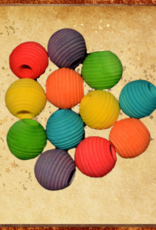 TOY MAKING- BEAD- WOOD- .75X.75X.75- BEEHIVE- EACH