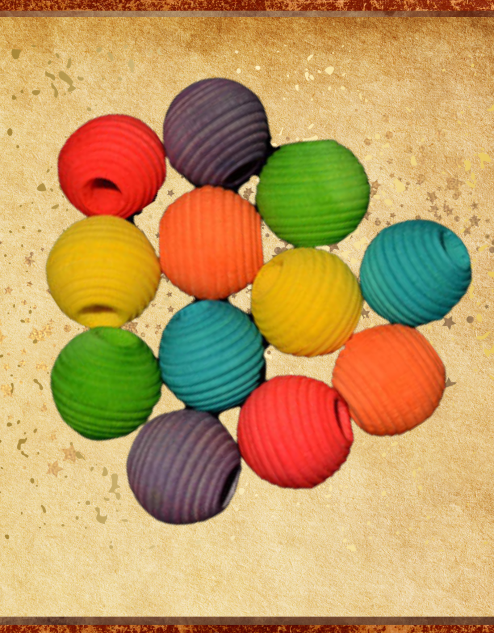 TOY MAKING- BEAD- WOOD- .75X.75X.75- BEEHIVE- EACH
