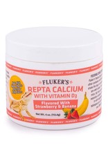FLUKER LABS FLUKER'S-REPTA CALCIUM- STRAWBERRY- WITH D3- 4 OZ