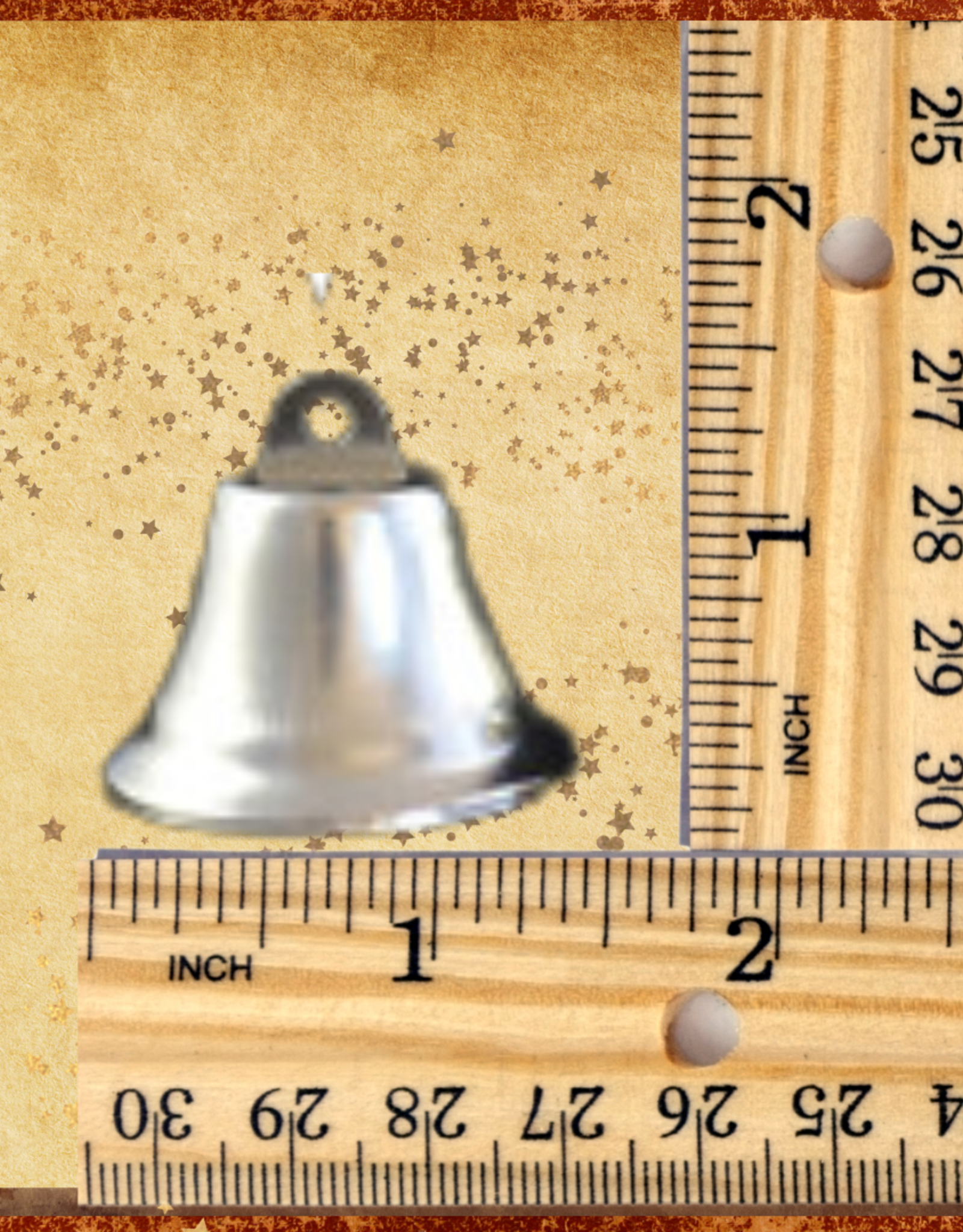 TOY MAKING- BELL- METAL- 1-7/8  DIA-LIBERTY BELL- EACH