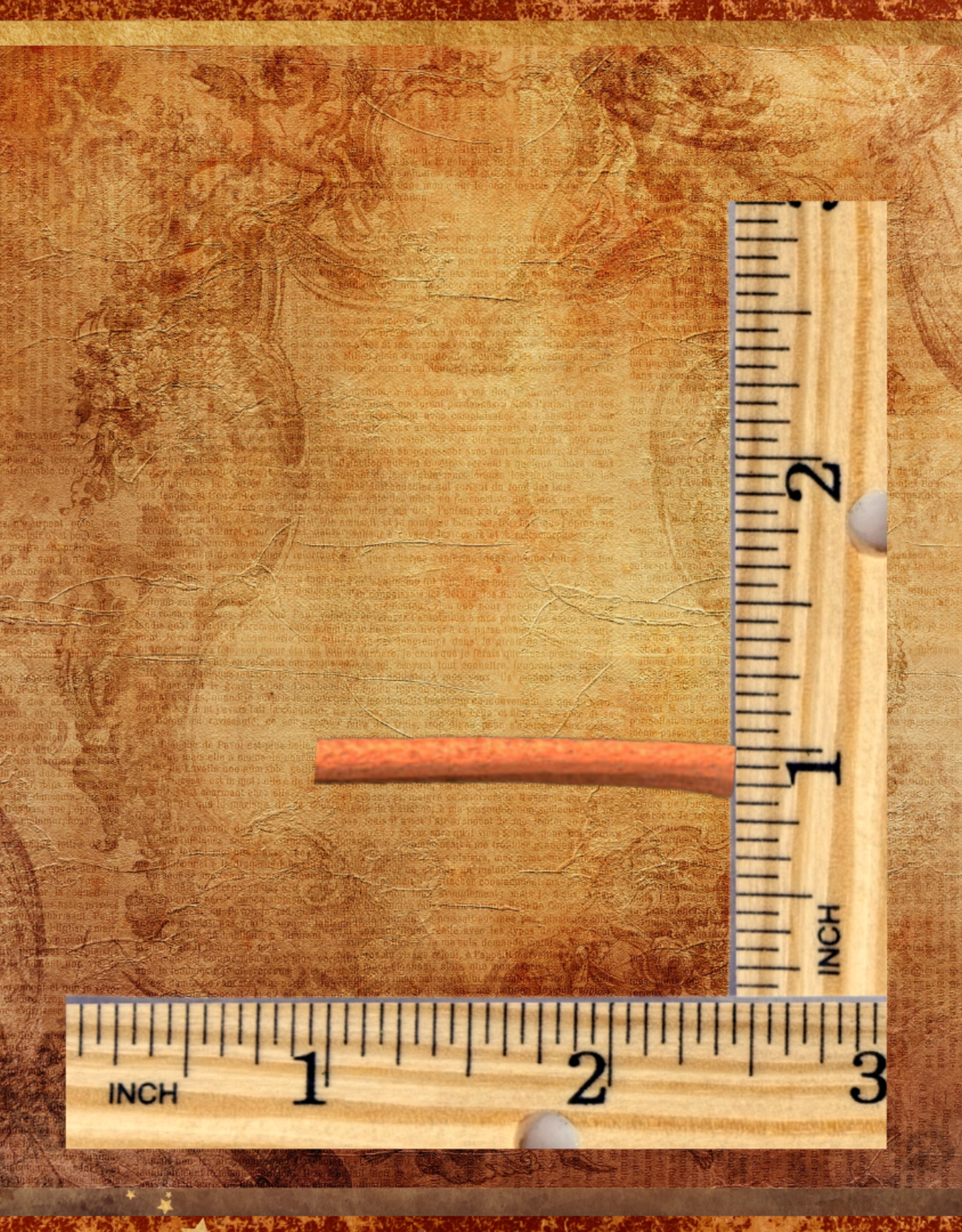 TOY MAKING- LEATHER CORD- 2.5 MM- 6 FT BUNDLE