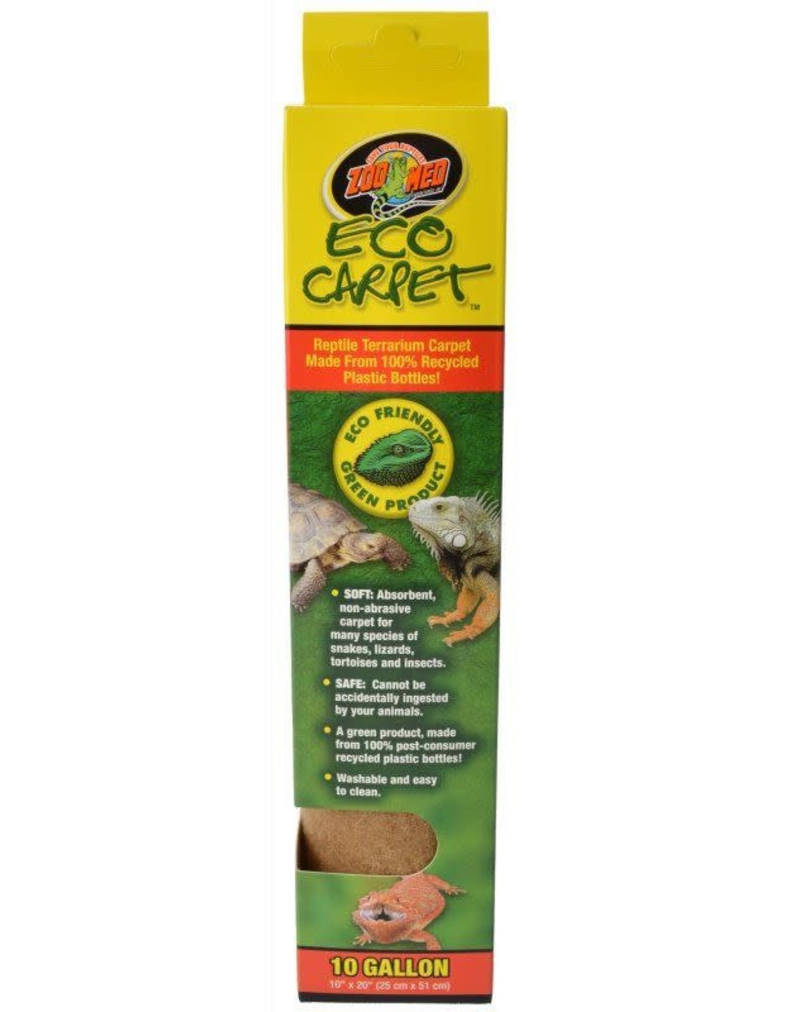 ZOO MED ET40T ECO CARPET REPTILE TERRARIUM SUBSTRATE 15X36 40