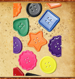 TOY MAKING- PLASTIC- BUTTON- 1.5X1.5- GIANT- EACH