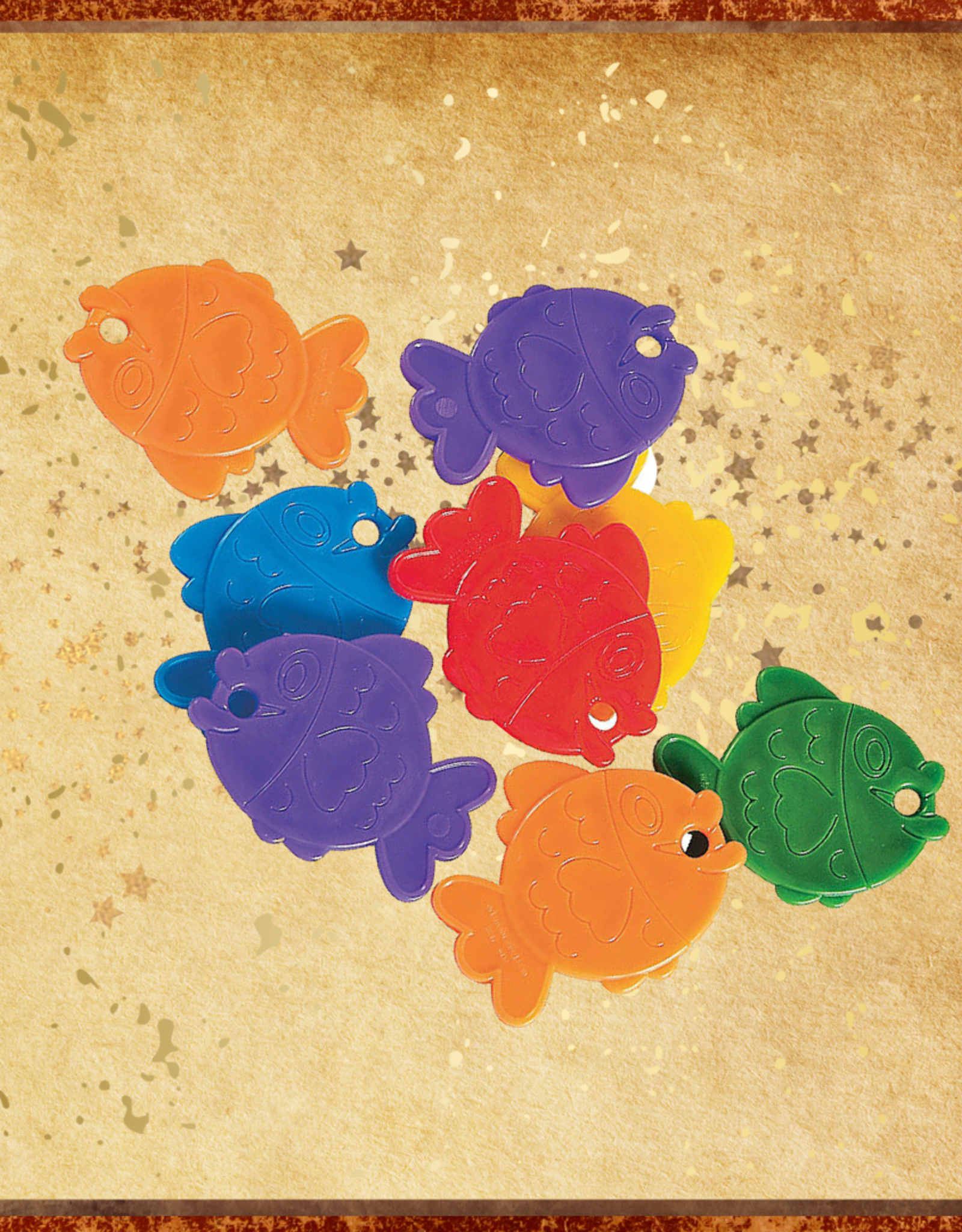 TOY MAKING- PLASTIC- FISH- 2.5X.25- EACH