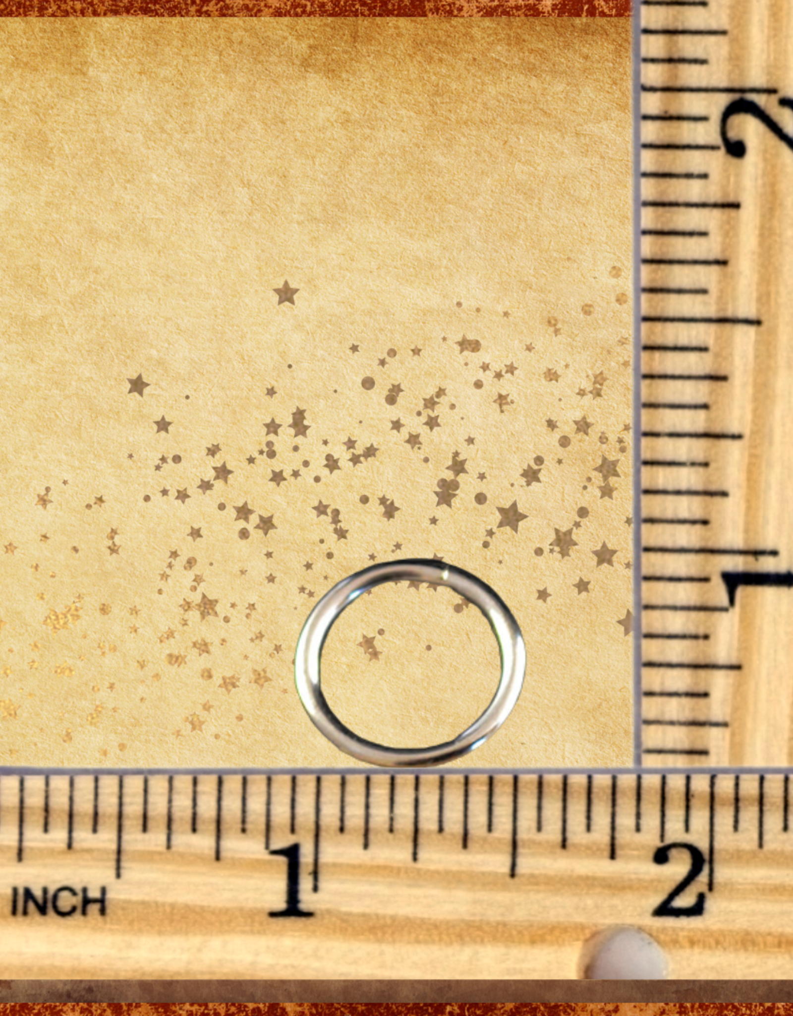 SUPER BIRD CREATIONS TOY MAKING- 12MM- METAL- 1/2-INCH- O-RING-EACH