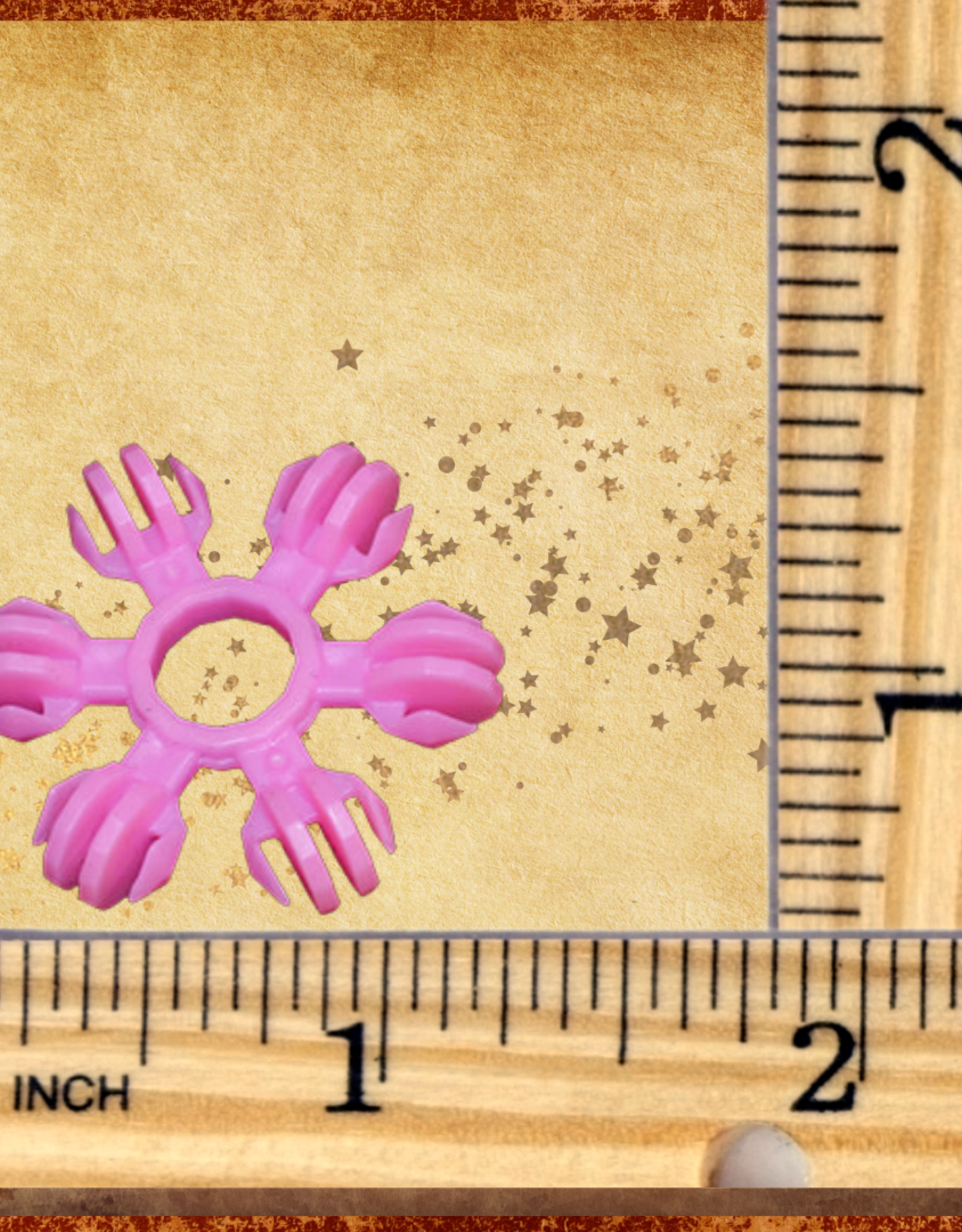 TOY MAKING- PLASTIC- RING- 1.25 DIA- TINY STAR- EACH