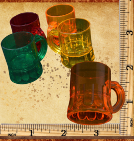 TOY MAKING- TOY BASE- ACRYLIC- 2X2X3- FORAGING- BEER MUG- EACH