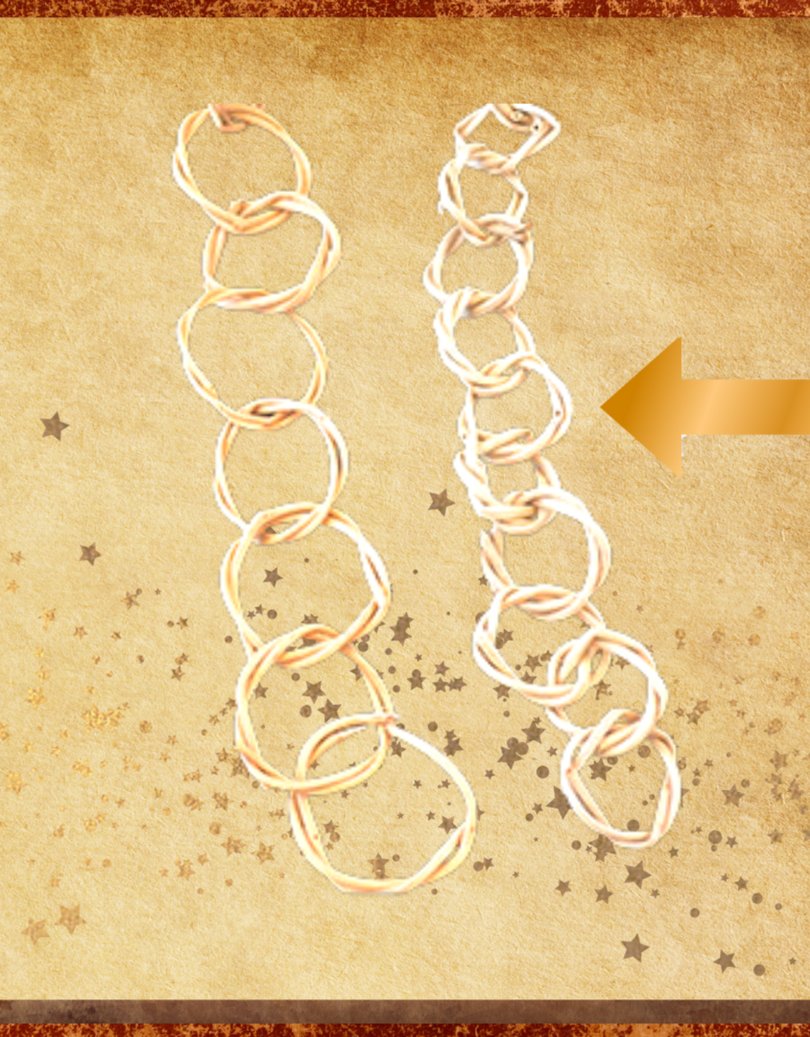 TOY MAKING- VINE CHAIN- 3 CM (SMALL) 40 INCH LONG