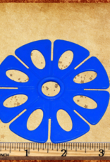 TOY MAKING- WHEEL- PLASTIC- 3-1/2 DIA-1/2 HOLE- FLOWER- EACH