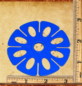TOY MAKING- WHEEL- PLASTIC- 3-1/2 DIA-1/2 HOLE- FLOWER- EACH