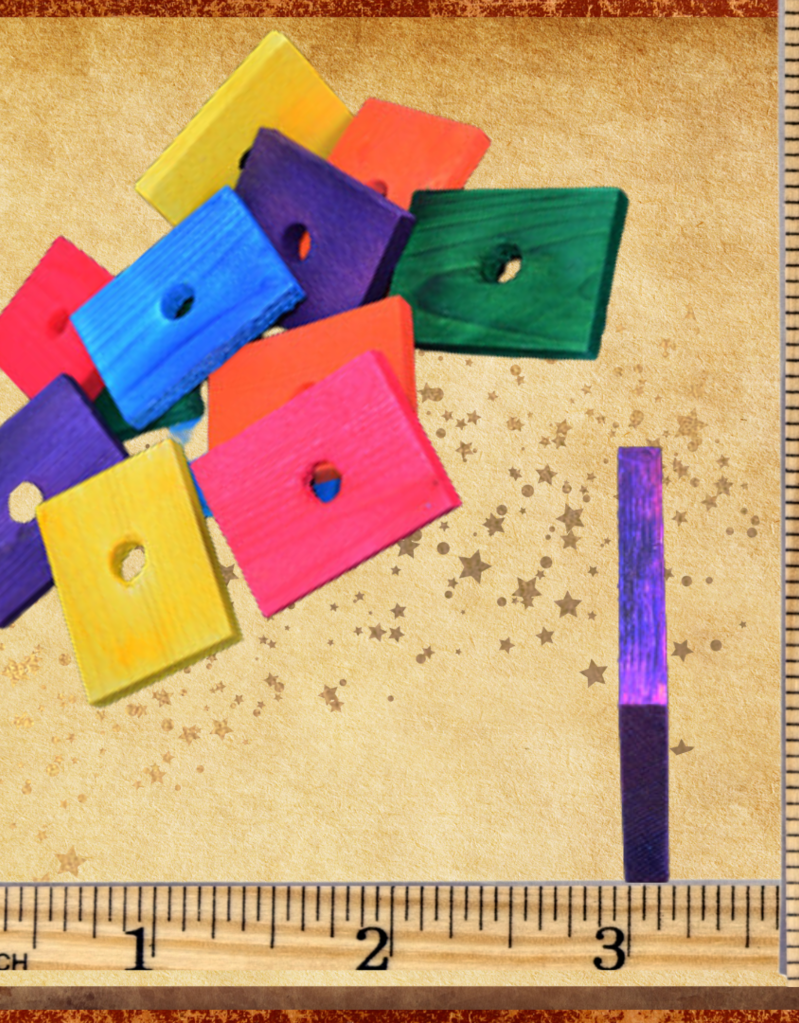 TOY MAKING- WOOD- 2X1-3/8X1/4- SLAT- EACH