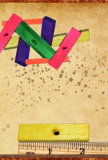 TOY MAKING- WOOD- BALSA- 2.5X2X.5- SLAT- 10 CT BAG