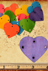 SUPER BIRD CREATIONS TOY MAKING- WOOD- HEART- 2.5X2X.25- EACH