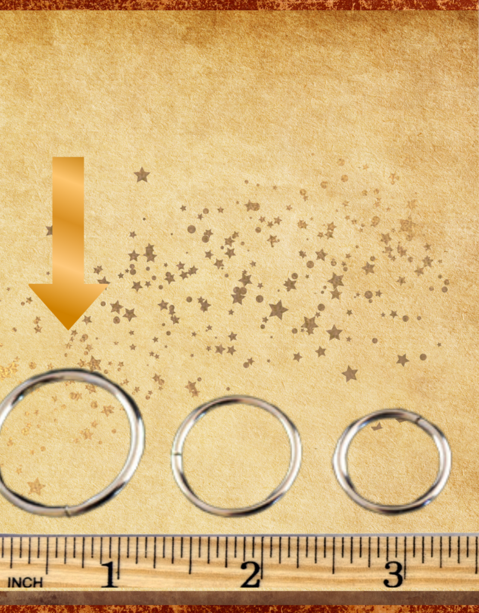 SUPER BIRD CREATIONS TOY MAKING- 19mm- RING- METAL- 1-INCH- O-RING-10 CT BAG