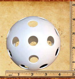 TOY MAKING- BALL- PLASTIC- 4X4X4- WIFFLE- SOFTBALL- EACH