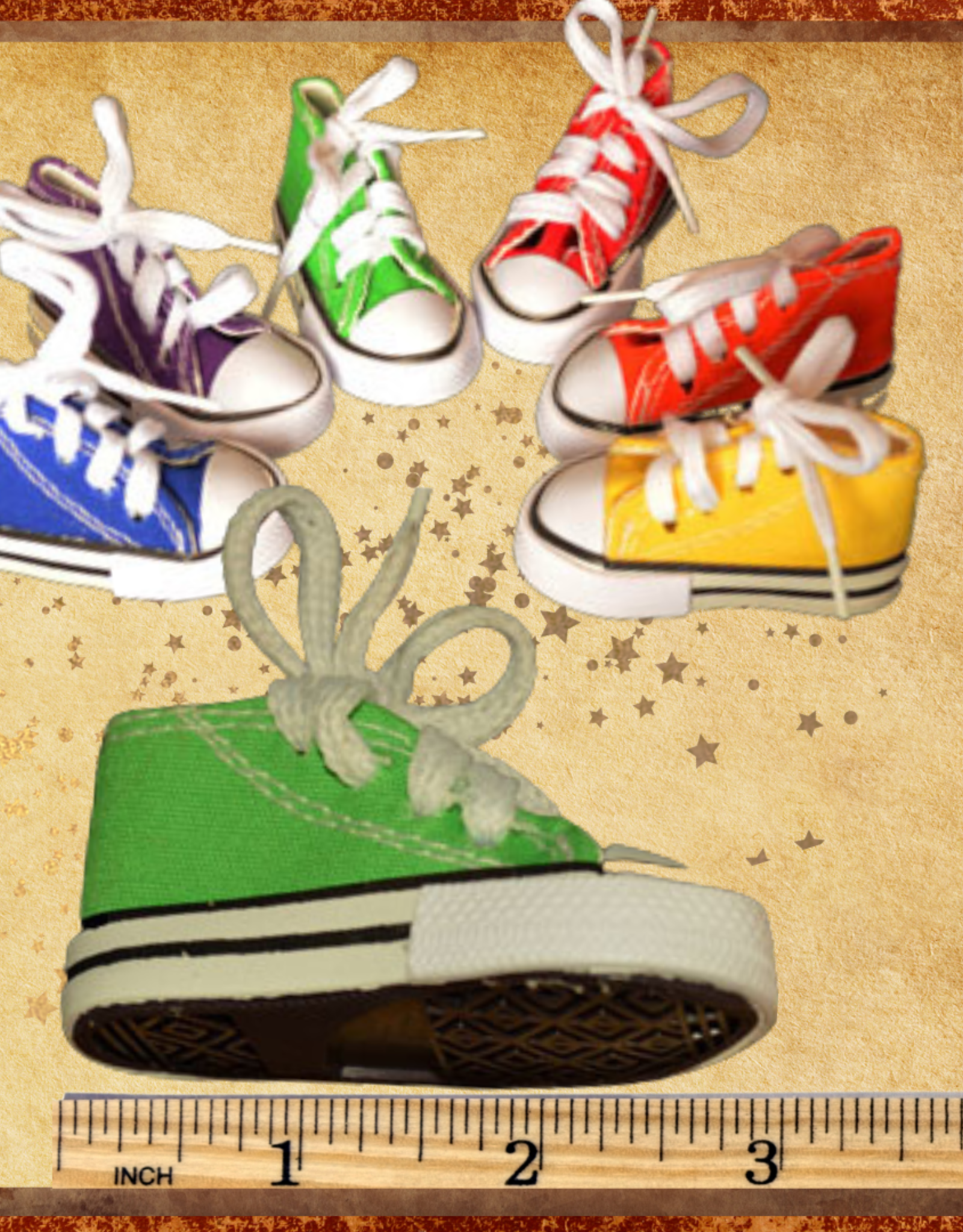 FOOT TOY- SHOE- 3X1.5X1.5- TENNIS SNEAKER
