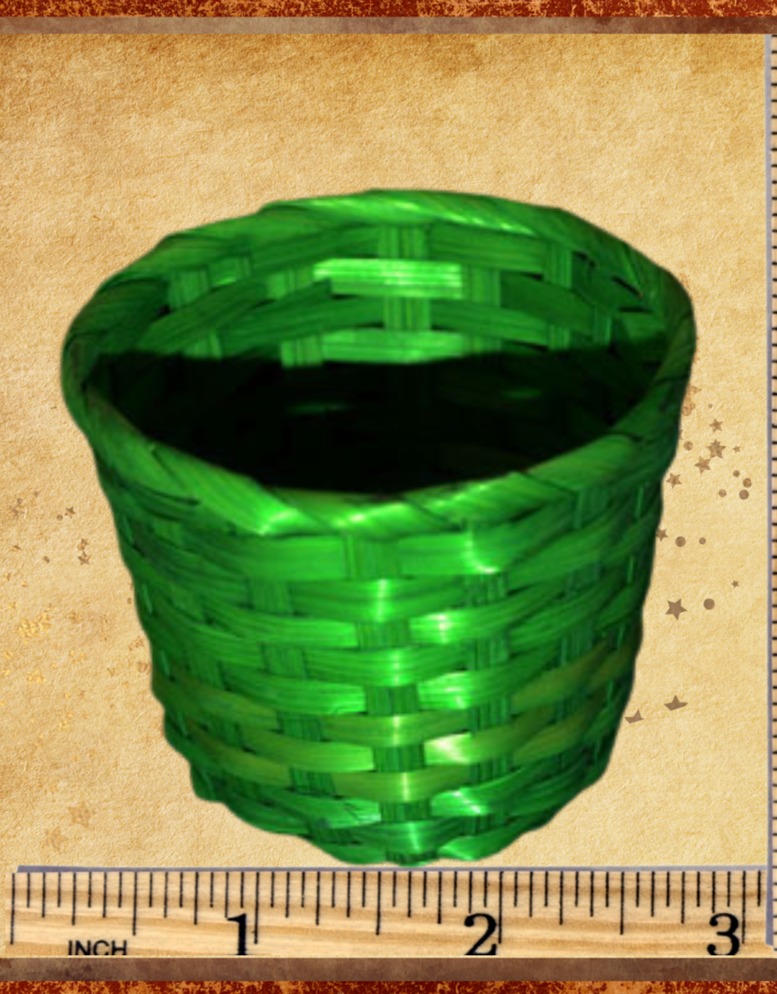 TOY MAKING- COLORED BASKET- 3X2.5- MINI- EACH