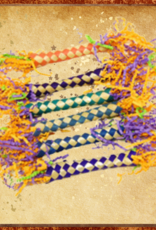 FOOT TOY- 1.5X1.5X6- CHINESE FINGER TRAP- FIESTA