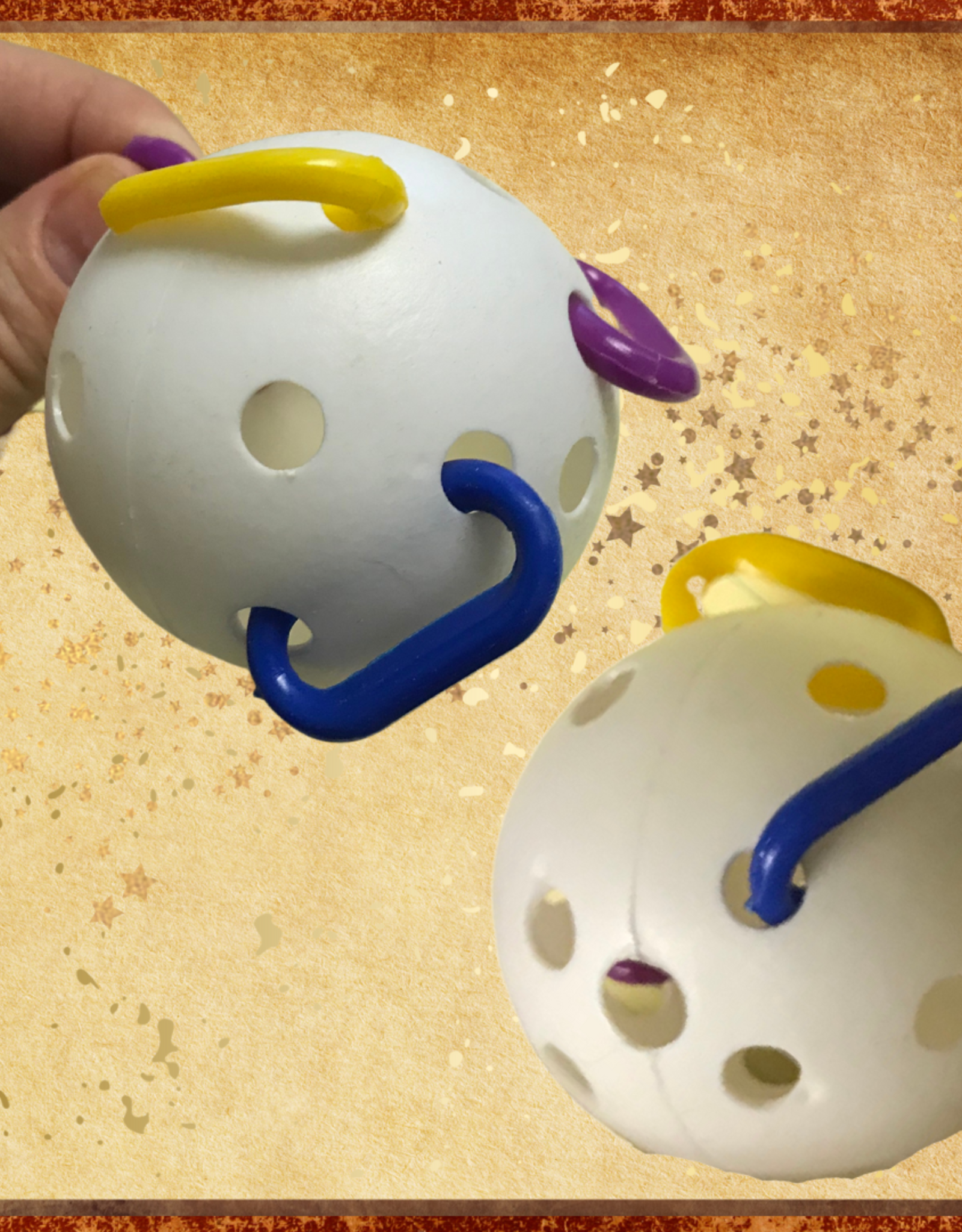 FOOT TOY- 3.5X3.5X3.5- PARTY BALL- MEDIUM