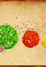 HAPPY BEAKS HB46584 COLORED VINE BALL  LARGE 3.5 EACH