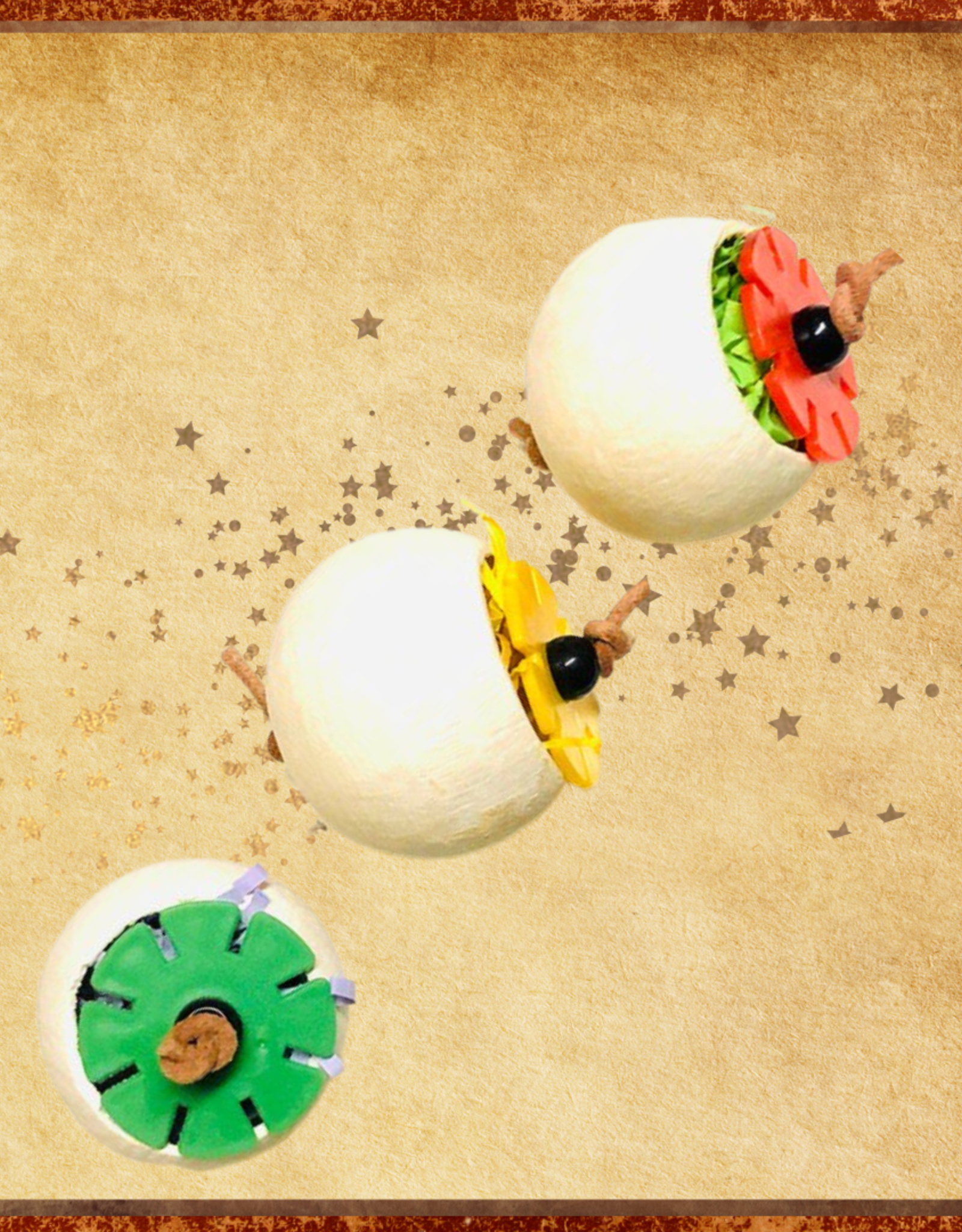 FOOT TOY- FORAGING- .3X3X3- PARTY POD 1 CT