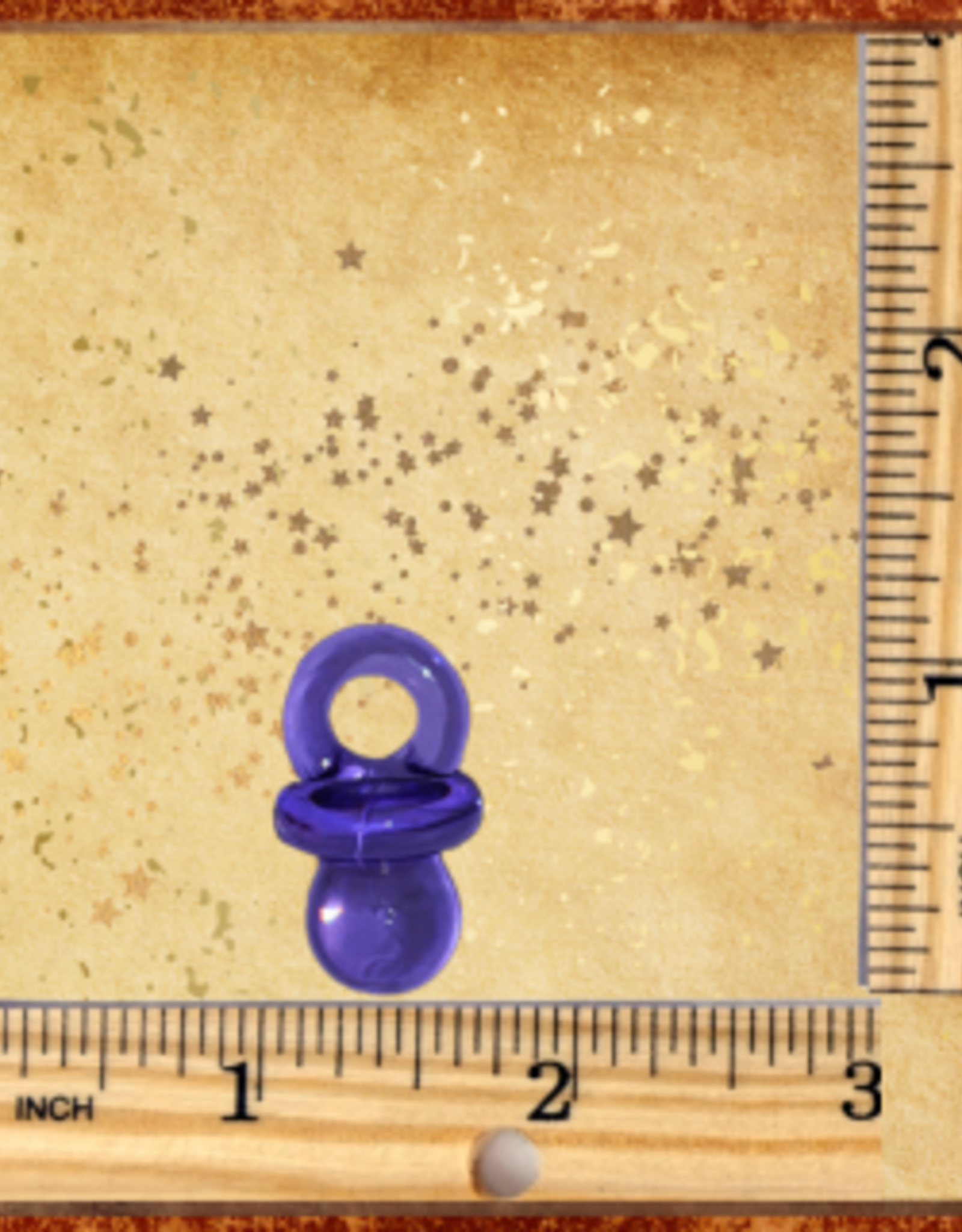 TOY MAKING- ACRYLIC- .25X.5X.5- PACIFIER- EACH