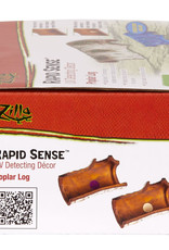 ZILLA PET PRODUCTS ZILLA- RAPID SENSE UV DECOR- 2.75X3.75X5.9- POPLAR LOG- MEDIUM