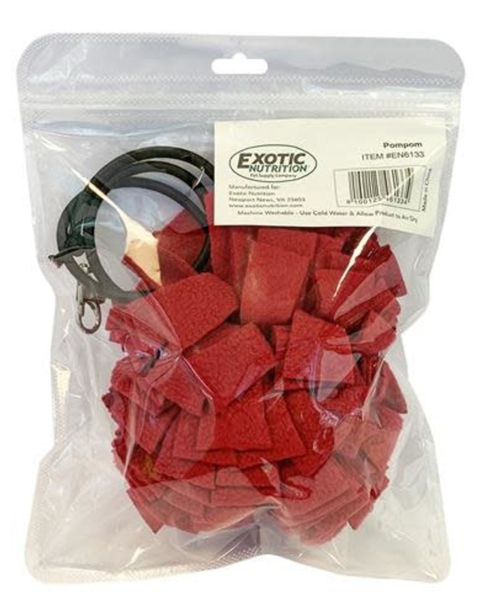EXOTIC NUTRITION EN6133- BUNGEE- 20X5X5 (STRECHES 35 INCHES) POM POM JUMPER