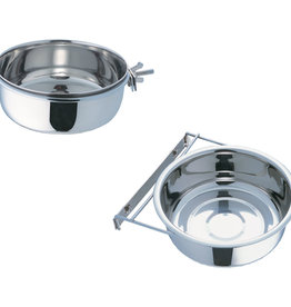 COOP CUP- WITH CLAMP- 8.25X8.25X3.25- STAINLESS STEEL CUP 64 OZ