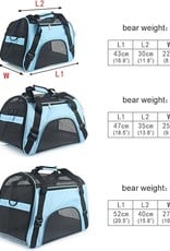 TRAVEL CARRIER- 17.32X14.96X8.66- PET BACKPACK