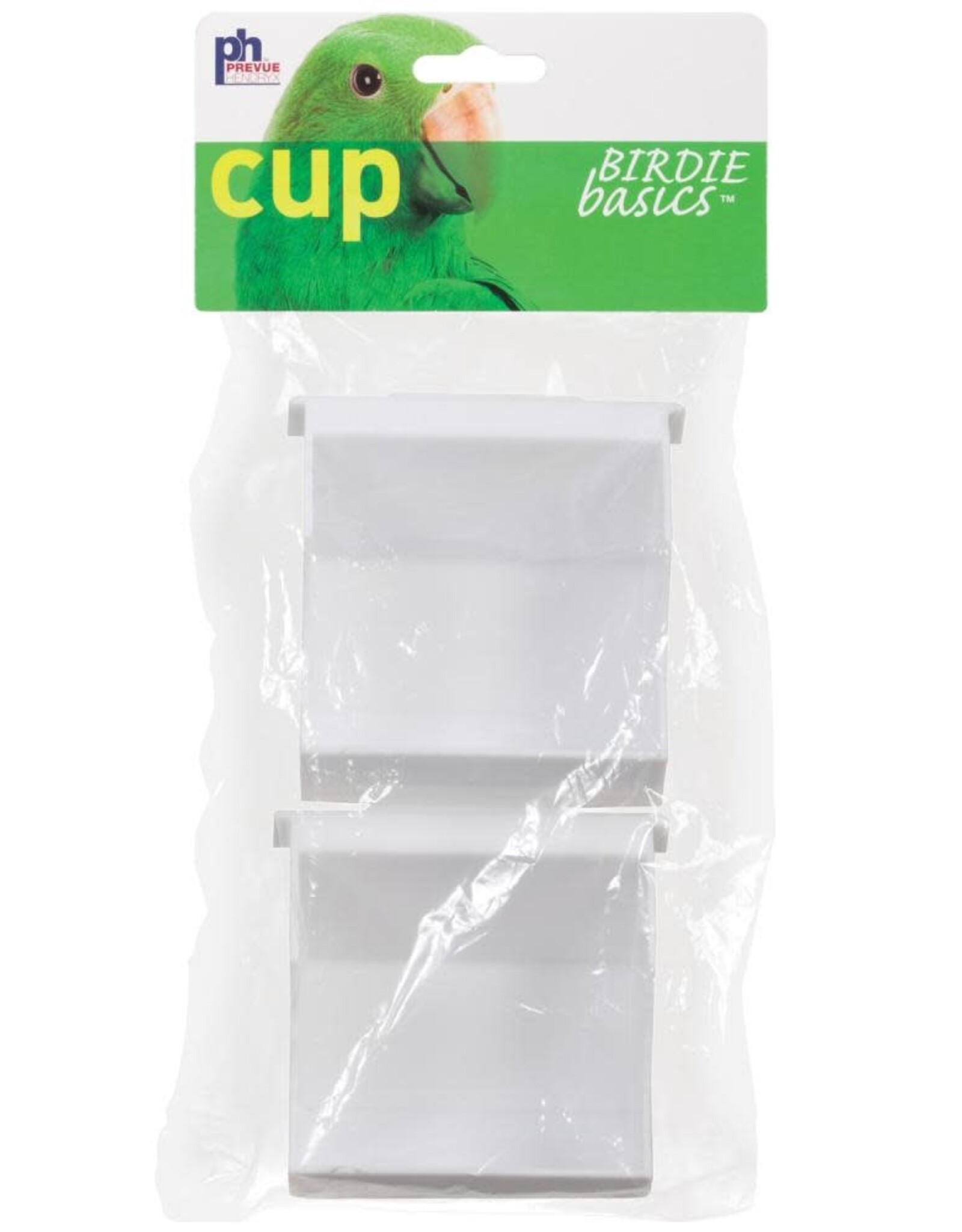 PREVUE PET PRODUCTS, INC. PREVUE- 1218P- REPLACEMENT- BIRD CAGE CUP- OUTSIDE ACCESS- PLASTIC- 2 PK
