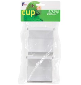 PREVUE PET PRODUCTS, INC. PREVUE- 1218P- REPLACEMENT- BIRD CAGE CUP- OUTSIDE ACCESS- PLASTIC- 2 PK
