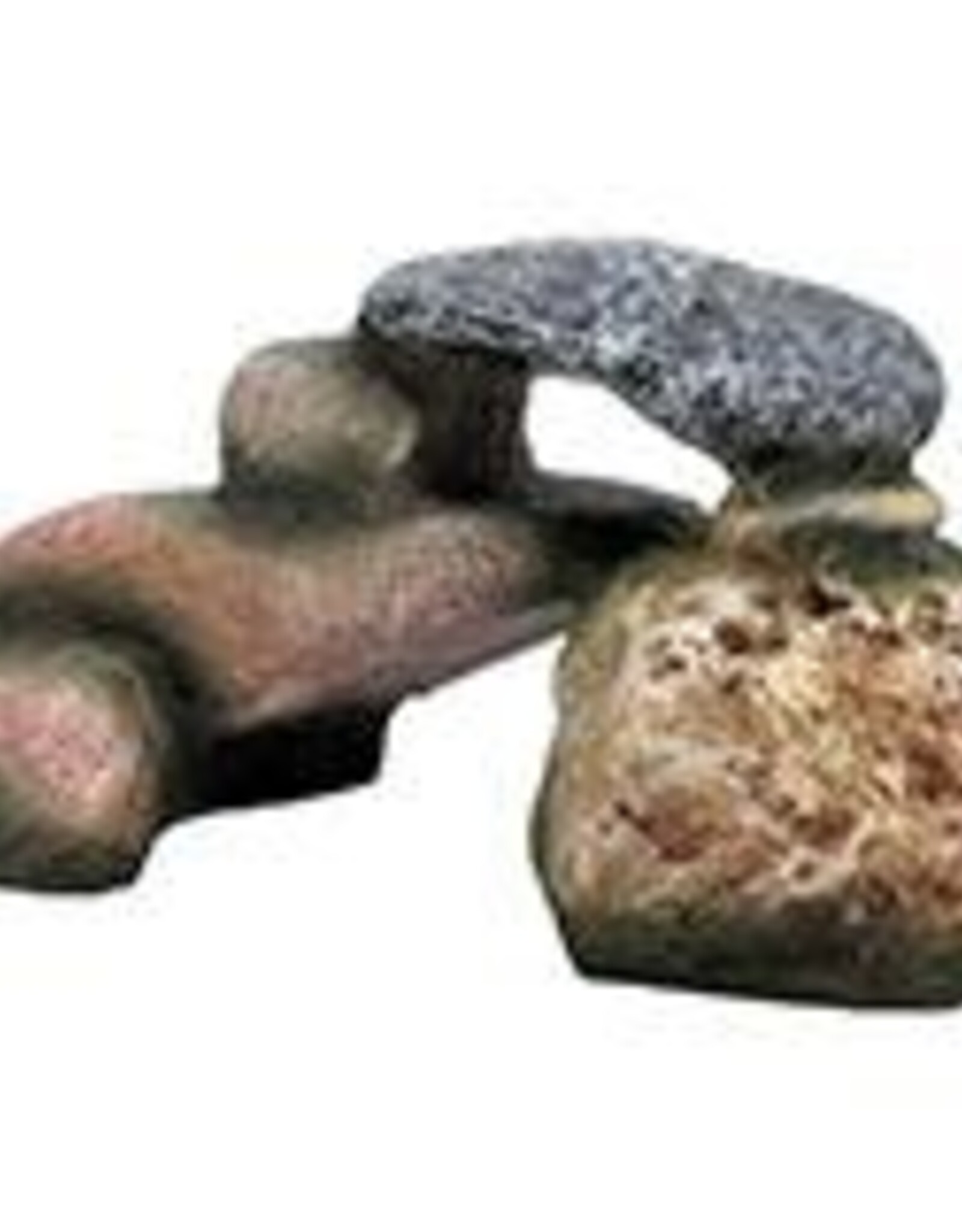 PENN PLAX PLASTICS, INC. RR951- TERRARIUM DECOR- 5X3X4- ROCK STACK STYLE