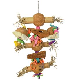 PREVUE PET PRODUCTS, INC. PREVUE- 62474- NATURAL COCONUT TOY- 34X18X18- BAMBOO SHOOTS