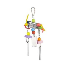 PREVUE PET PRODUCTS INC PREVUE- 62160- BIRD TOY- 5X2X8- CHIME TIME- SUMMER BREEZE