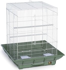 PREVUE PET PRODUCTS, INC. PREVUE- SP850G/W- CLEANLIFE CAGE- 18X18X24- GREEN/WHITE