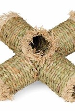 PREVUE PET PRODUCTS PREVUE- 1099- GRASS TOY- 14X14X4.5- CROSS TUBE- HIDEAWAY
