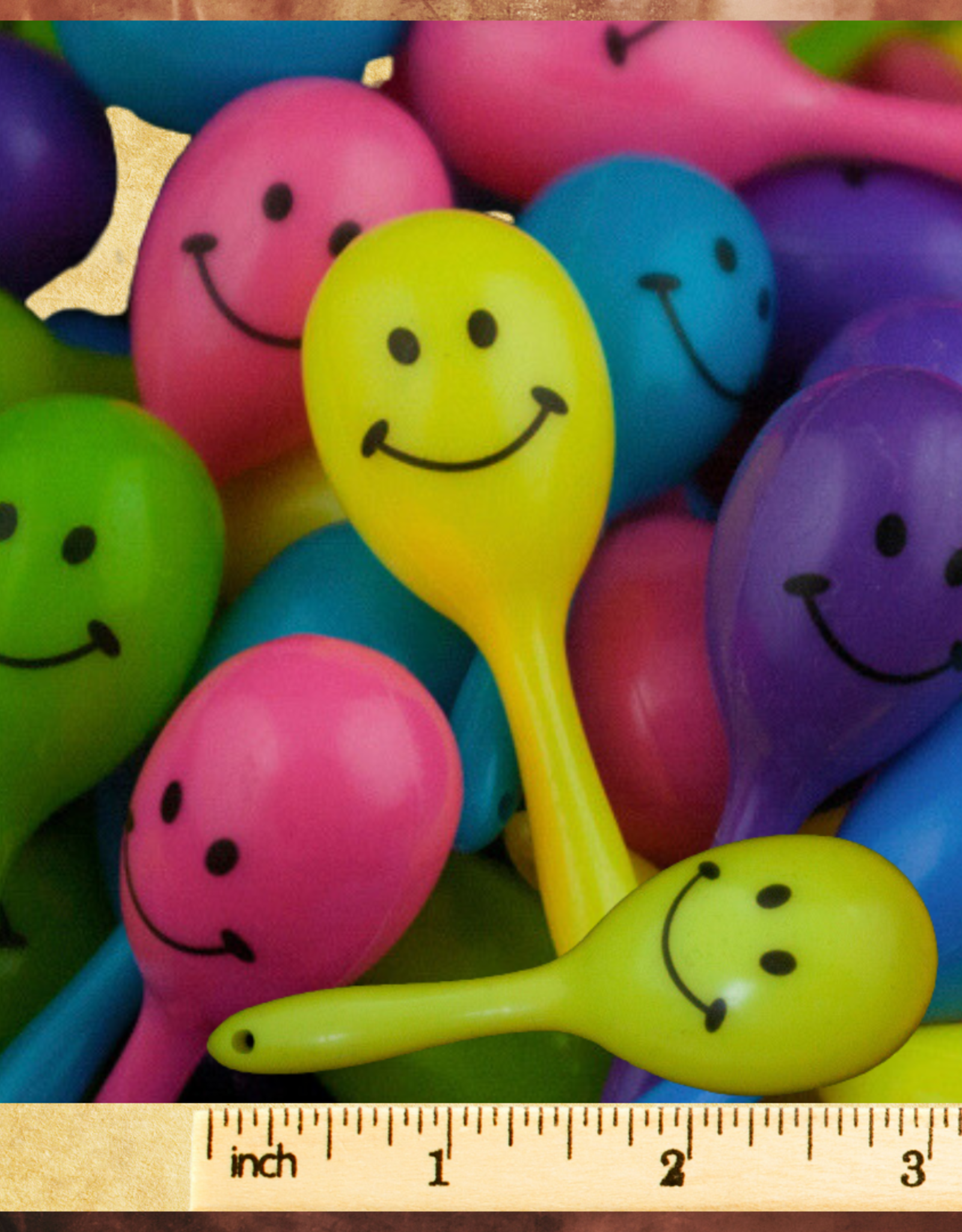 SUPER BIRD CREATIONS TOY MAKING- 3X1X1-RATTLE- MINI MARACA- EACH