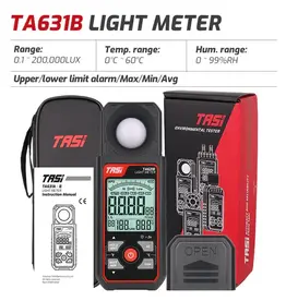 TASI TA631B SERIES-DIGITAL LIGHT METER- UVB+TEMP+HUMIDITY-ALL IN ONE!