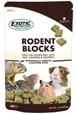 EXOTIC NUTRITION- EN-1879- RODENT BLOCKS- 1 LB