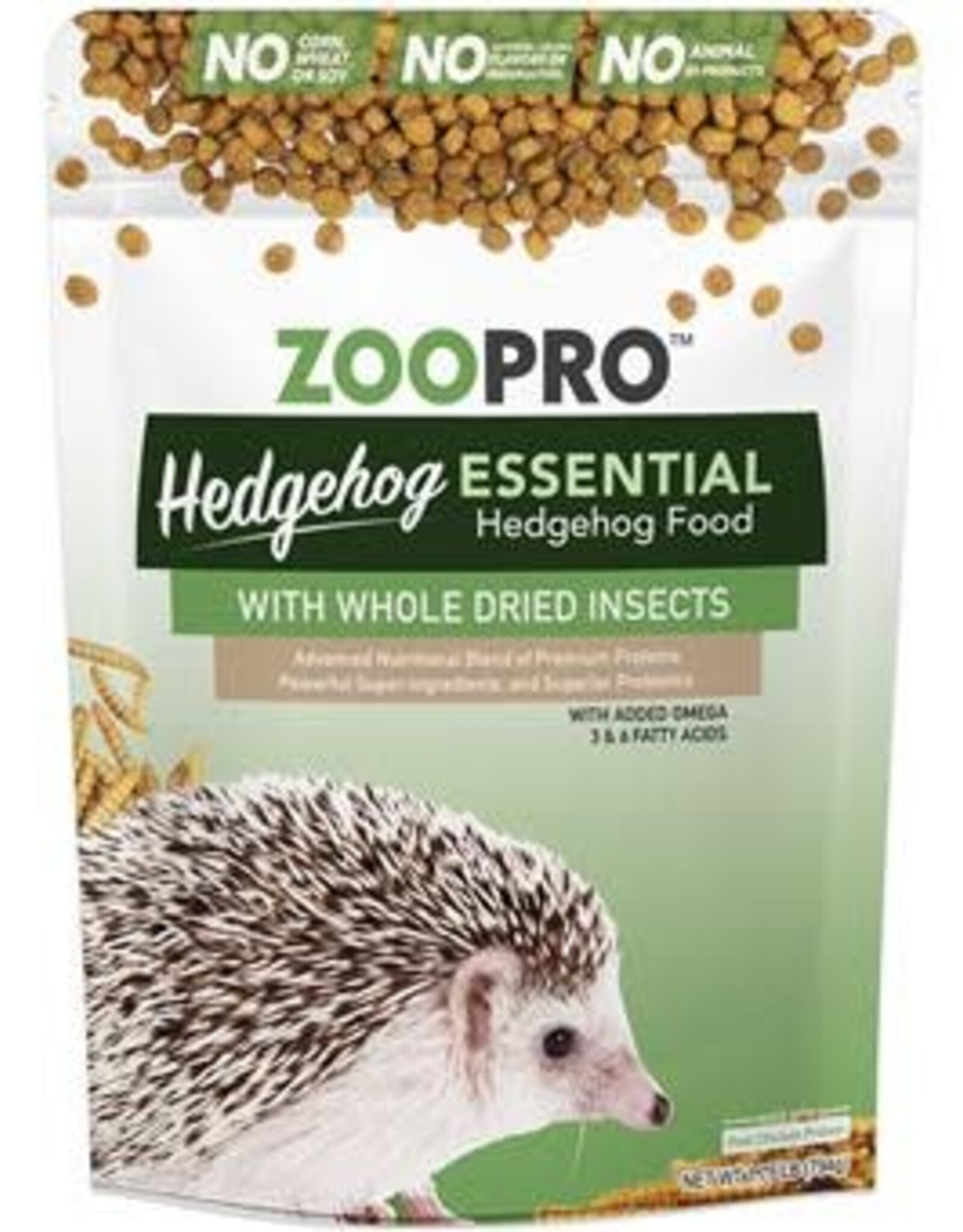 EXOTIC NUTRITION EXOTIC NUTRITION- EN4160- ZOOPRO- 6X8X2- HEDGEHOG- ESSENTIAL- DIET 1.75 LB