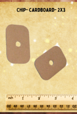 TOY MAKING- CHIP- CARDBOARD- 2X3- EACH