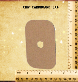 TOY MAKING- CHIP- CARDBOARD- 3X4- EACH
